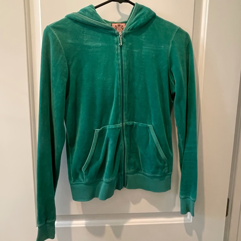 EUC Juicy couture velour jogging hoodie